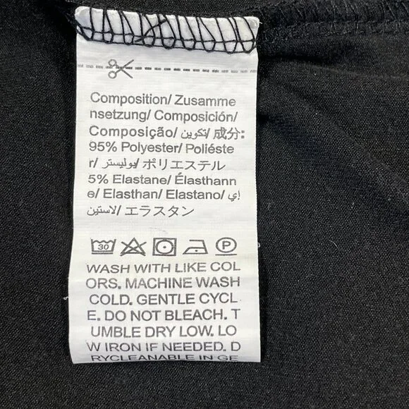 Shein Black Long Sleeve Graphic Tee California Adventure Life, Size Small EUC - Picture 5 of 7